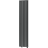 Mexen Dallas dekorativ radiator 1600 x 360 mm, 1039 W, antracit - W214-1600-360-00-66