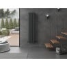 Mexen Dallas dekorativer Heizkörper 1600 x 360 mm, 1039 W, Anthrazit - W214-1600-360-00-66