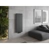 Mexen Boston dekorativ radiator 1200 x 452 mm, 611 W, antracit - W213-1200-452-00-66