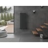 Mexen Boston dekorativni radijator 1200 x 452 mm, 611 W, antracit - W213-1200-452-00-66