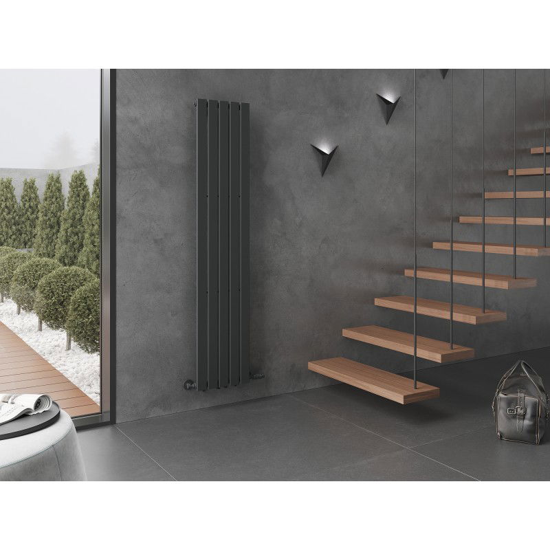 Mexen Boston radiador decorativo 1800 x 376 mm, 740 W, antracite - W213-1800-376-01-66