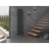 Mexen Boston Dekorativer Heizkörper 1800 x 376 mm, 740 W, Anthrazit - W213-1800-376-01-66