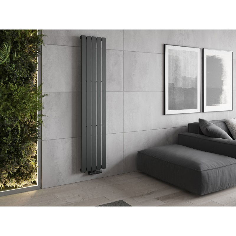 Mexen Boston dekorativni radiator 1800 x 376 mm, 740 W, antracit - W213-1800-376-01-66