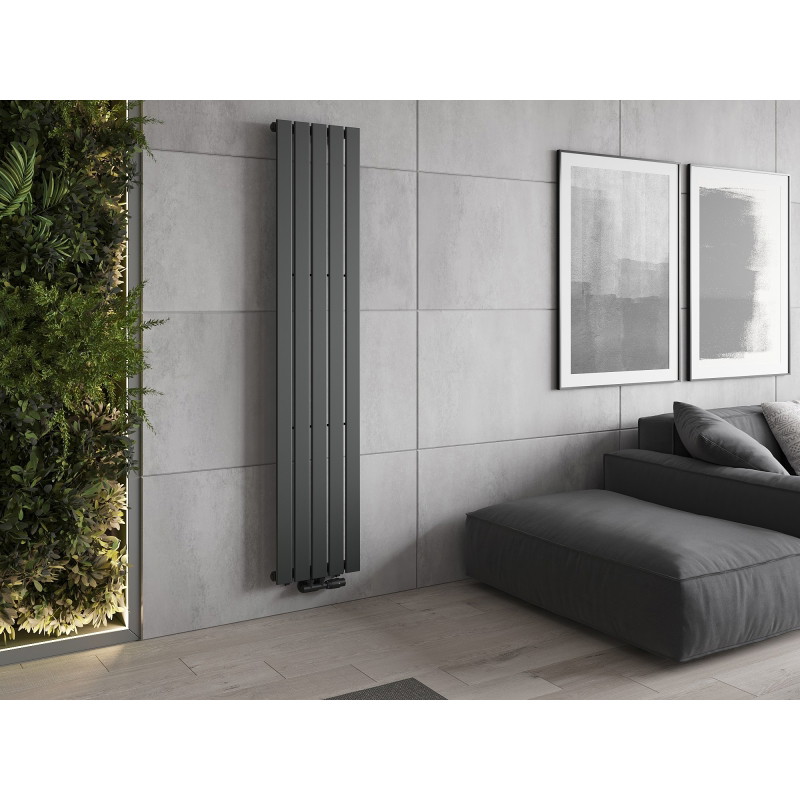 Mexen Boston grzejnik dekoracyjny 1800 x 376 mm, 740 W, antracyt - W213-1800-376-01-66
