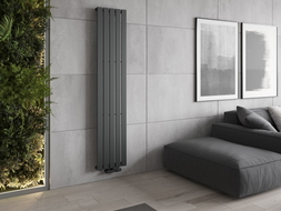 Mexen Boston dekoratiivne radiaator 1800 x 376 mm, 740 W, antratsiit - W213-1800-376-01-66