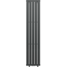 Mexen Boston decoratieve radiator 1800 x 376 mm, 740 W, antraciet - W213-1800-376-01-66