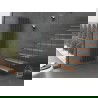 Radiateur décoratif Mexen Boston 1800 x 452 mm, 888 W, anthracite - W213-1800-452-00-66