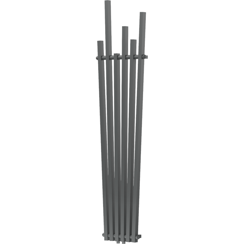 Mexen Omaha radiador decorativo 1800 x 420 mm, 655 W, antracita - W208-1800-420-00-66