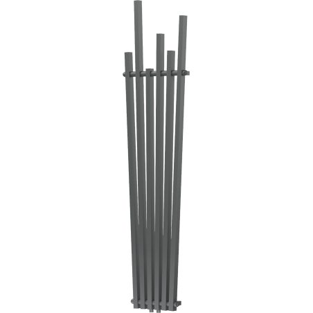 Mexen Omaha decoratieve radiator 1800 x 420 mm, 655 W, antraciet - W208-1800-420-00-66