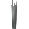Mexen Omaha decoratieve radiator 1800 x 420 mm, 655 W, antraciet - W208-1800-420-00-66