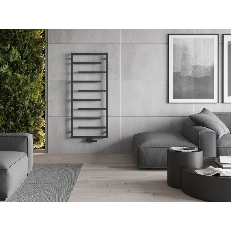 Mexen Orlando radiateur décoratif 1380 x 600 mm, 445 W, anthracite - W207-1380-600-00-66