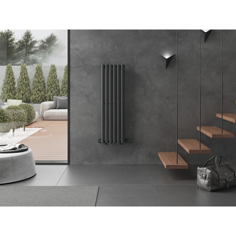 Mexen Oregon radiateur décoratif 1200 x 360 mm, 417 W, anthracite - W202-1200-350-00-66