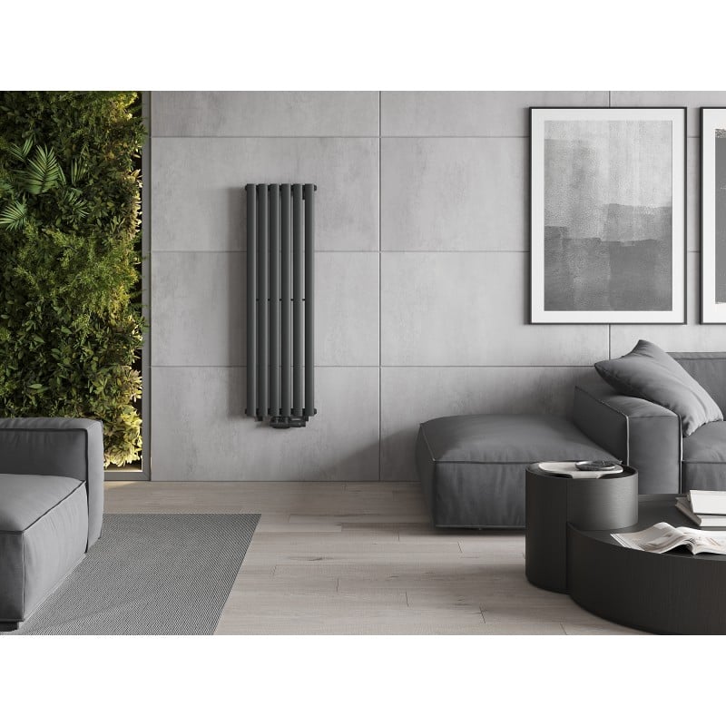 Mexen Oregon radiateur décoratif 1200 x 360 mm, 417 W, anthracite - W202-1200-350-00-66