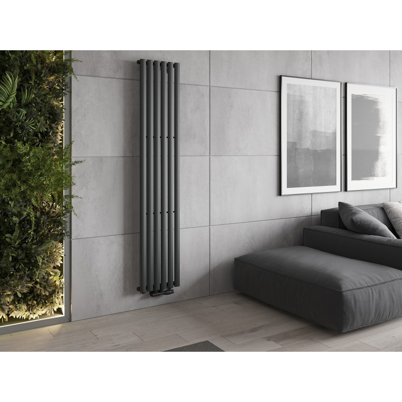 Mexen Oregon grzejnik dekoracyjny 1800 x 360 mm, 604 W, antracyt  - W202-1800-350-00-66