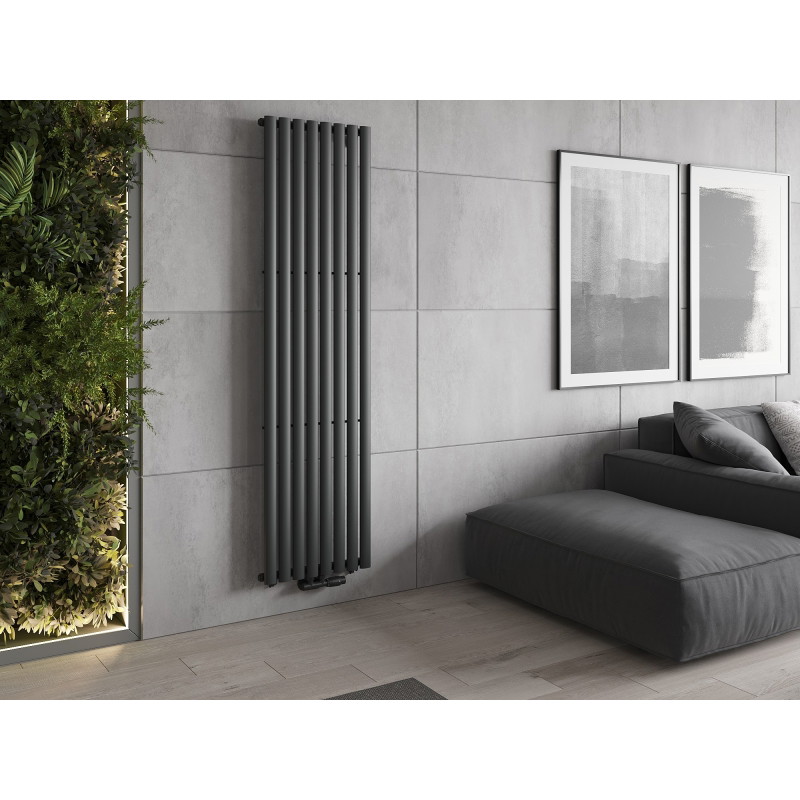 Mexen Oregon dekoratiivne radiaator 1800 x 480 mm, 805 W, antratsiit - W202-1800-490-00-66