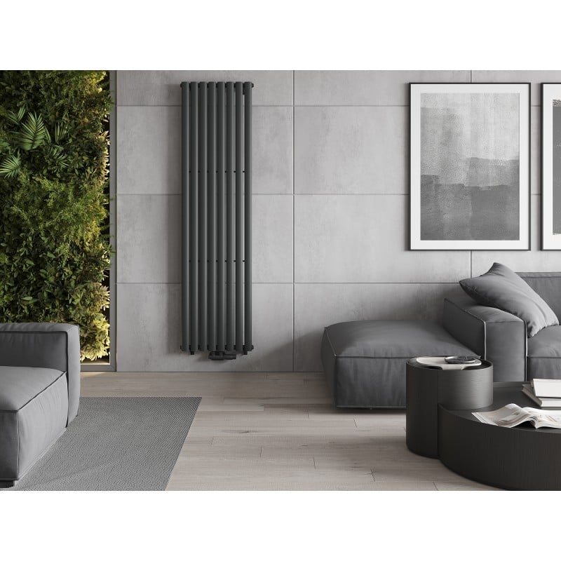 Mexen Oregon Dekorativ radiator 1800 x 480 mm, 805 W, antracit - W202-1800-490-00-66