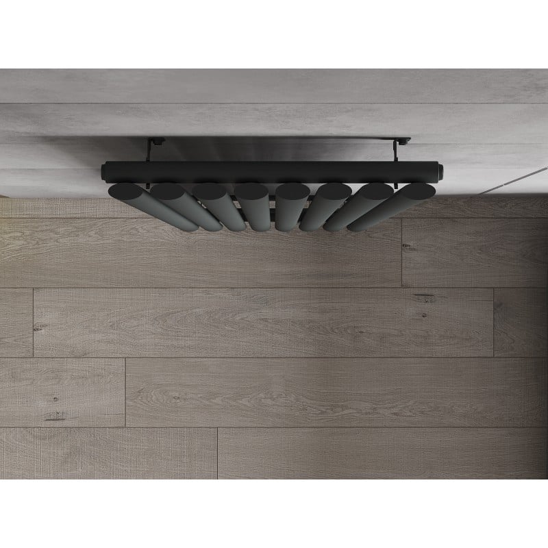 Mexen Oregon Dekorativ radiator 1800 x 480 mm, 805 W, antracit - W202-1800-490-00-66