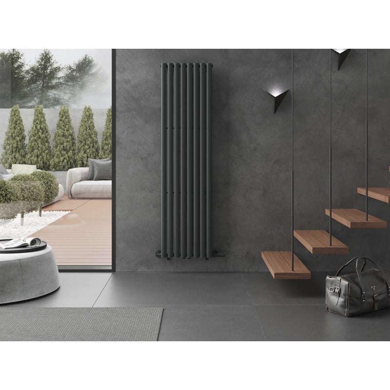 Mexen Oregon Dekorativ radiator 1800 x 480 mm, 805 W, antracit - W202-1800-490-00-66