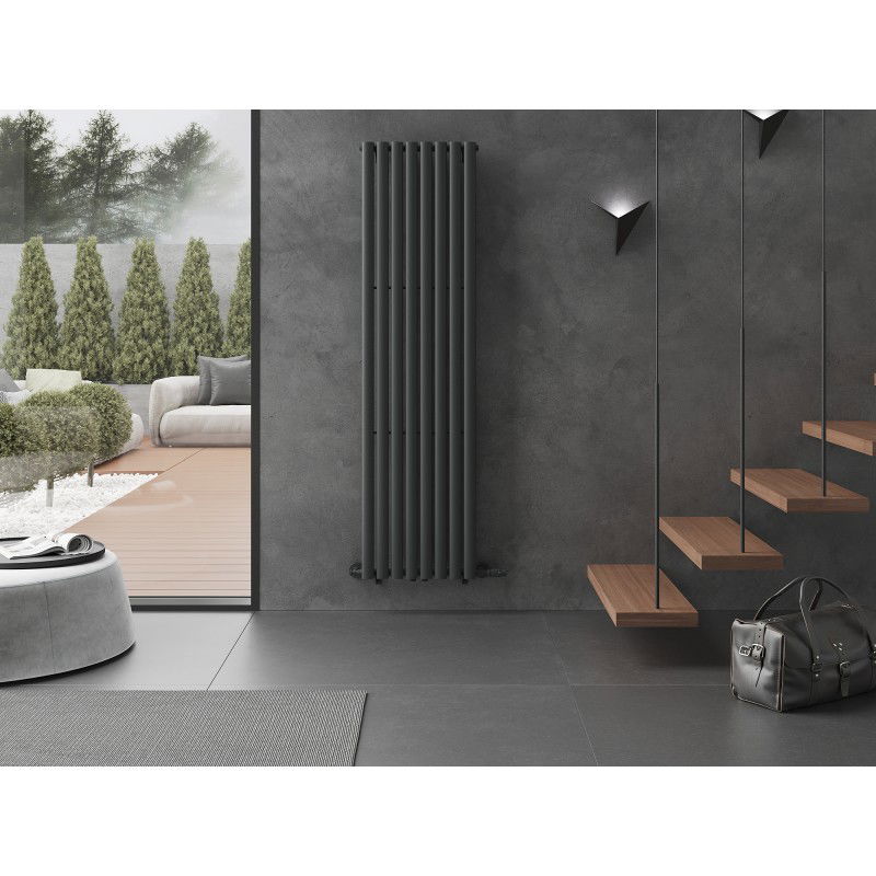 Mexen Oregon koristeellinen lämmitin 1800 x 480 mm, 805 W, antrasiitti - W202-1800-490-00-66