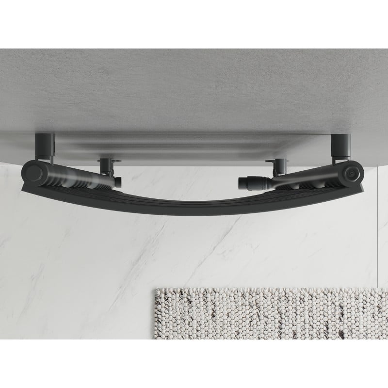 Mexen Bachus badrum radiator 1600 x 500 mm, 787 W, antracit - W109-1600-500-00-66