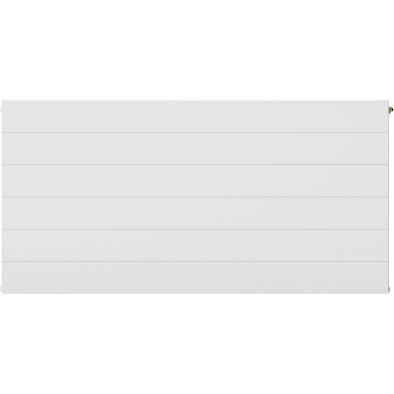 Mexen Line CCL21 flat panel radiator 500 x 1800 mm, central bottom connection, 1815 W, white - W6C21L-050-180-00