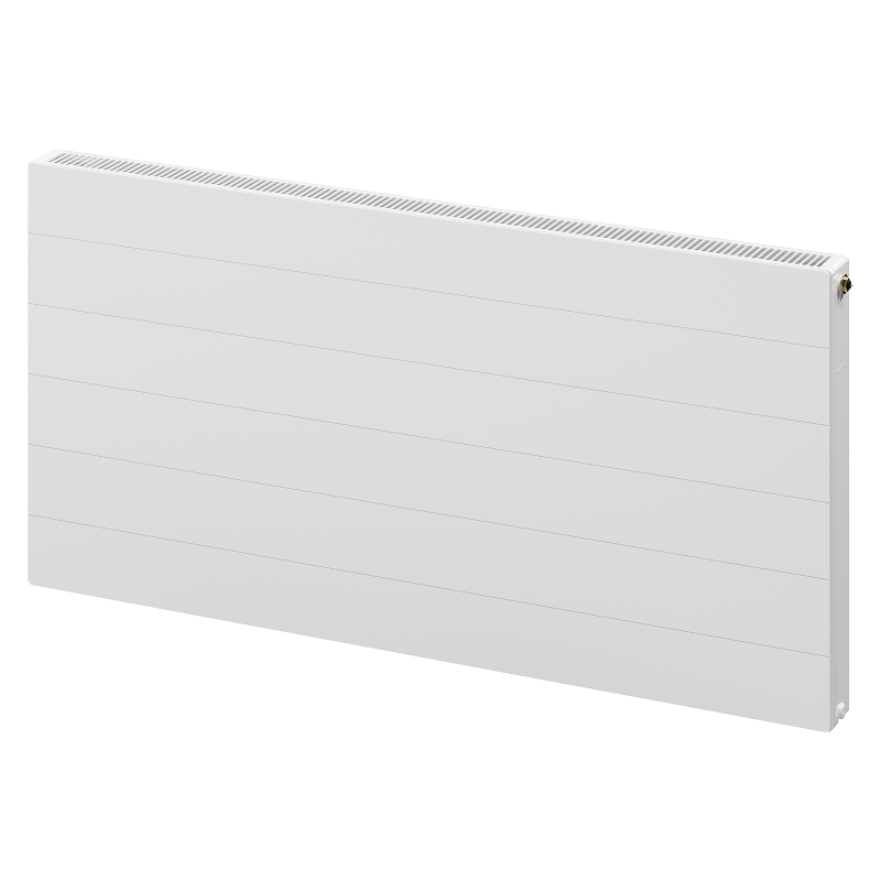 Mexen Line CCL21 Plattenheizkörper 600 x 2000 mm, untere mittlere Anschluss, 2419 W, weiß - W6C21L-060-200-00