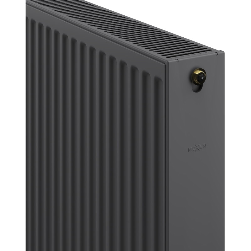 Mexen CC22 radiaator, plaaditud 600 x 400 mm, alumine keskühendus, 661 W, antratsiit - W6C22-060-040-66