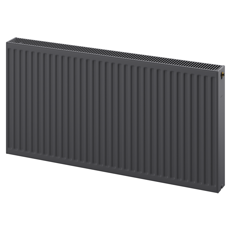 Mexen CC22 Heizkörper 600 x 2000 mm, mittlere Unteranschluss, 3305 W, Anthrazit - W6C22-060-200-66