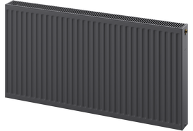 Mexen CC22 Heizkörper 600 x 2000 mm, mittlere Unteranschluss, 3305 W, Anthrazit - W6C22-060-200-66