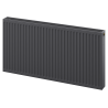 Mexen CC22 Plattenheizkörper 600 x 2600 mm, mittlere Unteranschluss, 4297 W, Anthrazit - W6C22-060-260-66