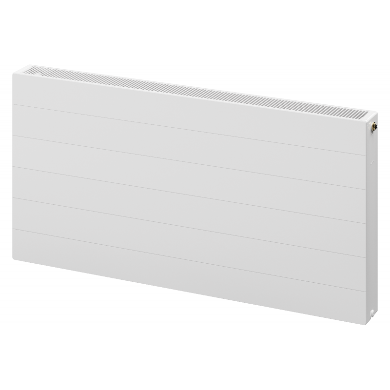 Mexen Line CCL22 Heizkörper flach 300 x 2000 mm, untere zentrale Anschlüsse, 1801 W, weiß - W6C22L-030-200-00