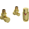Mexen G00 termostaatikomplekt, nurgeline, kuldne - W901-900-50