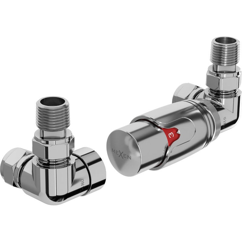 Mexen G00 osni termostatski set, krom - W903-900-01