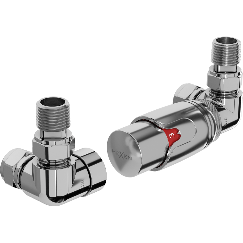 Mexen G00 set termostatico assiale, cromato - W903-900-01