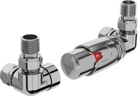 Mexen G00 axiale Thermostatset, Chrom - W903-900-01