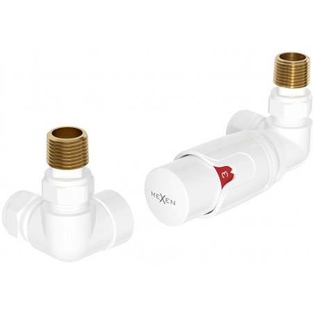 Mexen G00 Thermostat-Set, axial, weiß - W903-900-20