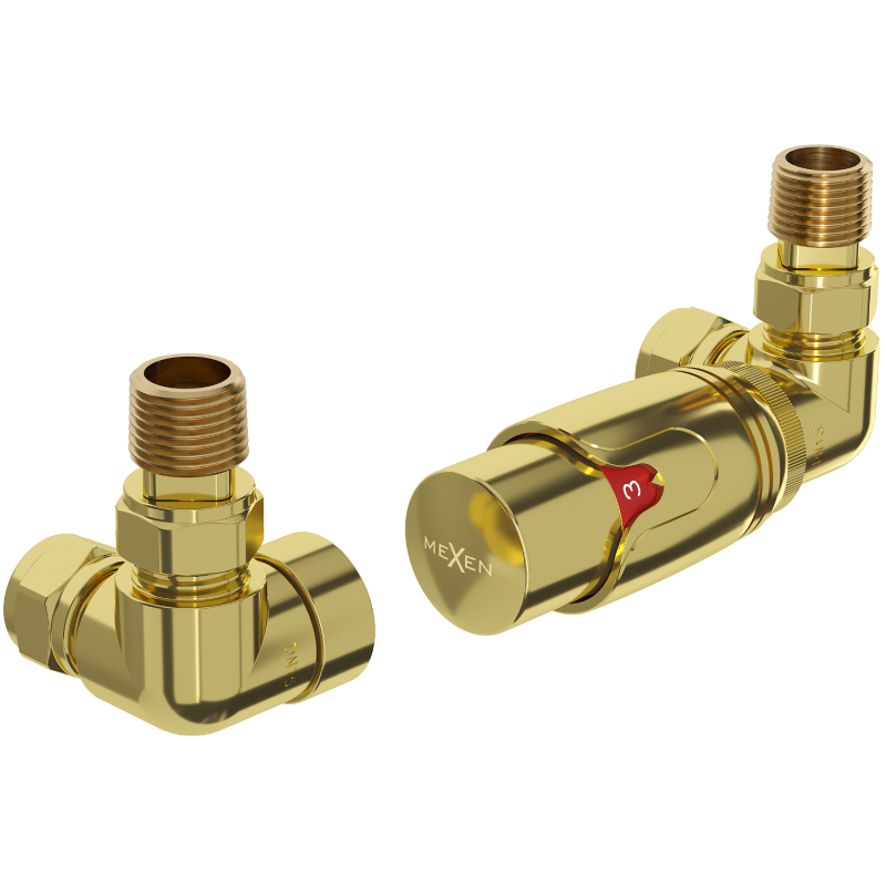 Mexen G00 axial termostatkit, guld - W903-900-50