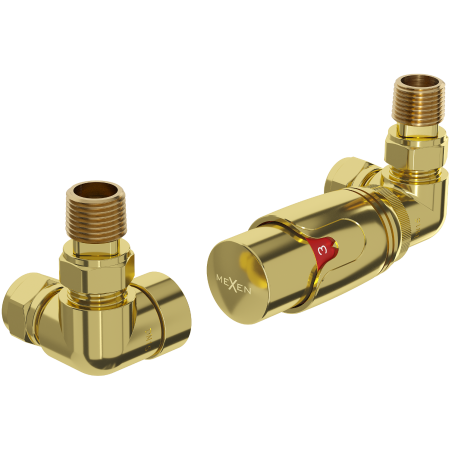 Mexen G00 axial thermostatic set, gold - W903-900-50