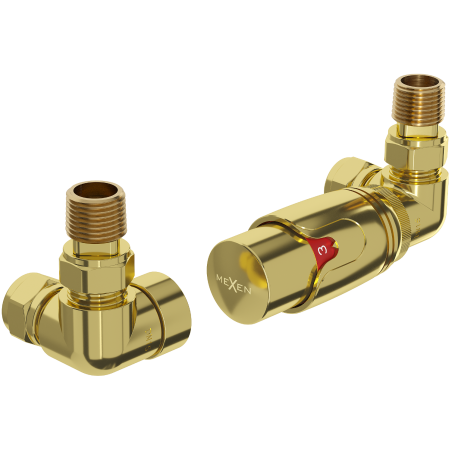 Mexen G00 set termostatico assiale, dorato - W903-900-50