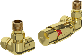 Mexen G00 conjunto termostático axial, dorado - W903-900-50