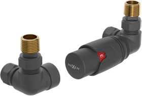 Mexen G00 Thermostat-Set, axial, anthrazit - W903-900-66