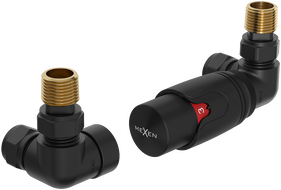 Mexen G00 conjunto termostático axial, negro - W903-900-70