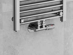 Mexen G00 kutni termostatski set, Duplex, DN50, krom - W907-900-01