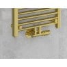 Mexen G00 Thermostat-Set, Winkel, Duplex, DN50, Gold - W907-900-50