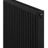 Mexen CC11 plate radiator 400 x 1000 mm, central bottom connection, 648 W, black - W6C11-040-100-70