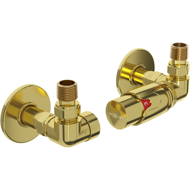 Mexen G00 termostaatikomplekt R kattega, kuldne - W903-900-904-50