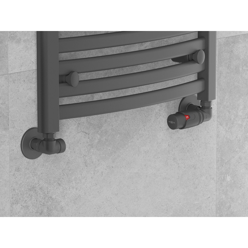 Mexen G00 termostaatiline nurkliide komplekt maskeerimisdetailiga R, antratsiit - W903-900-904-66
