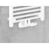 Mexen G00 termostaatiline nurgakomplekt koos katte R, Duplex, DN50, valge - W907-900-905-20