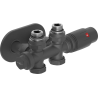 Mexen G00 kutni/popravi termostatski set s maskom R, Duplex, DN50, antracit - W908-900-905-66