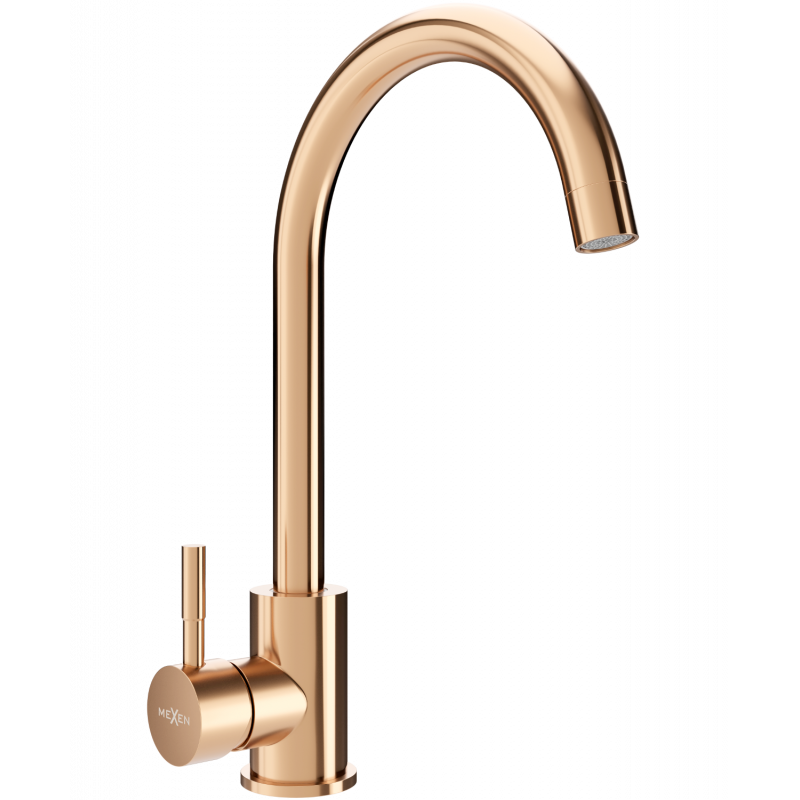 Mexen Foggia grifo de cocina, oro rosado - 671800-60